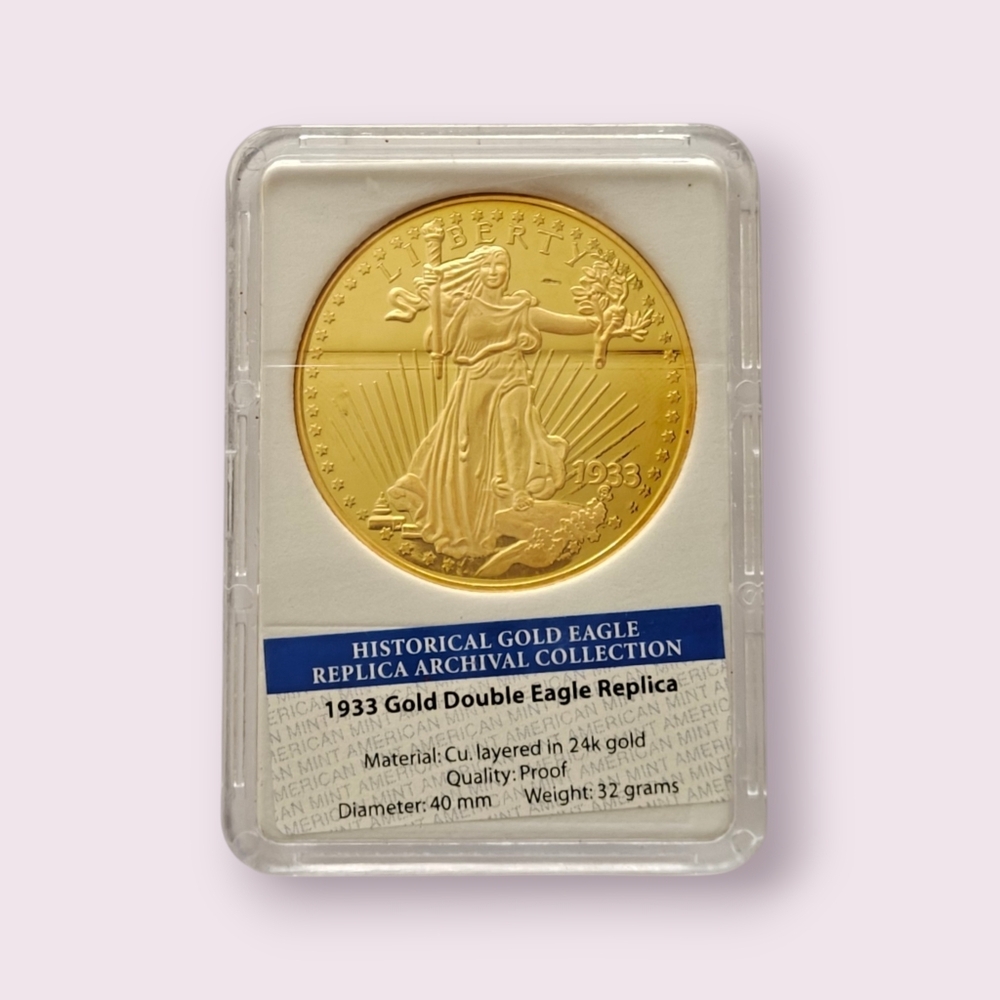 American Mint, 1933 Double Eagle Replica w/COA